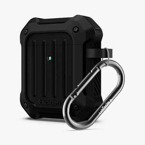 ASD00537 - Apple AirPods Pro Case Tough Armor in black showing the front